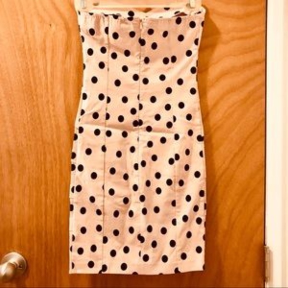 NWOT ASOS Polka Dot Bodycon Minidress - Picture 3 of 6